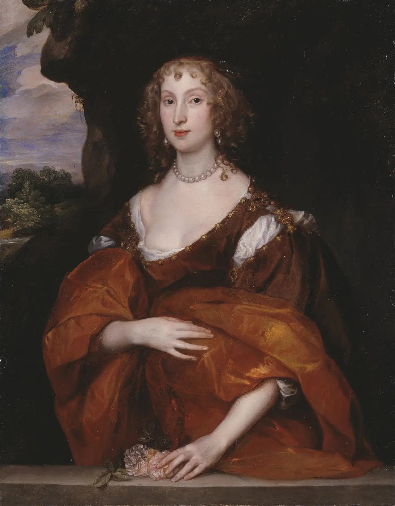 Portrait de Mary Hill Lady Killigrew - Antoine van Dyck - Alpha Reproduction