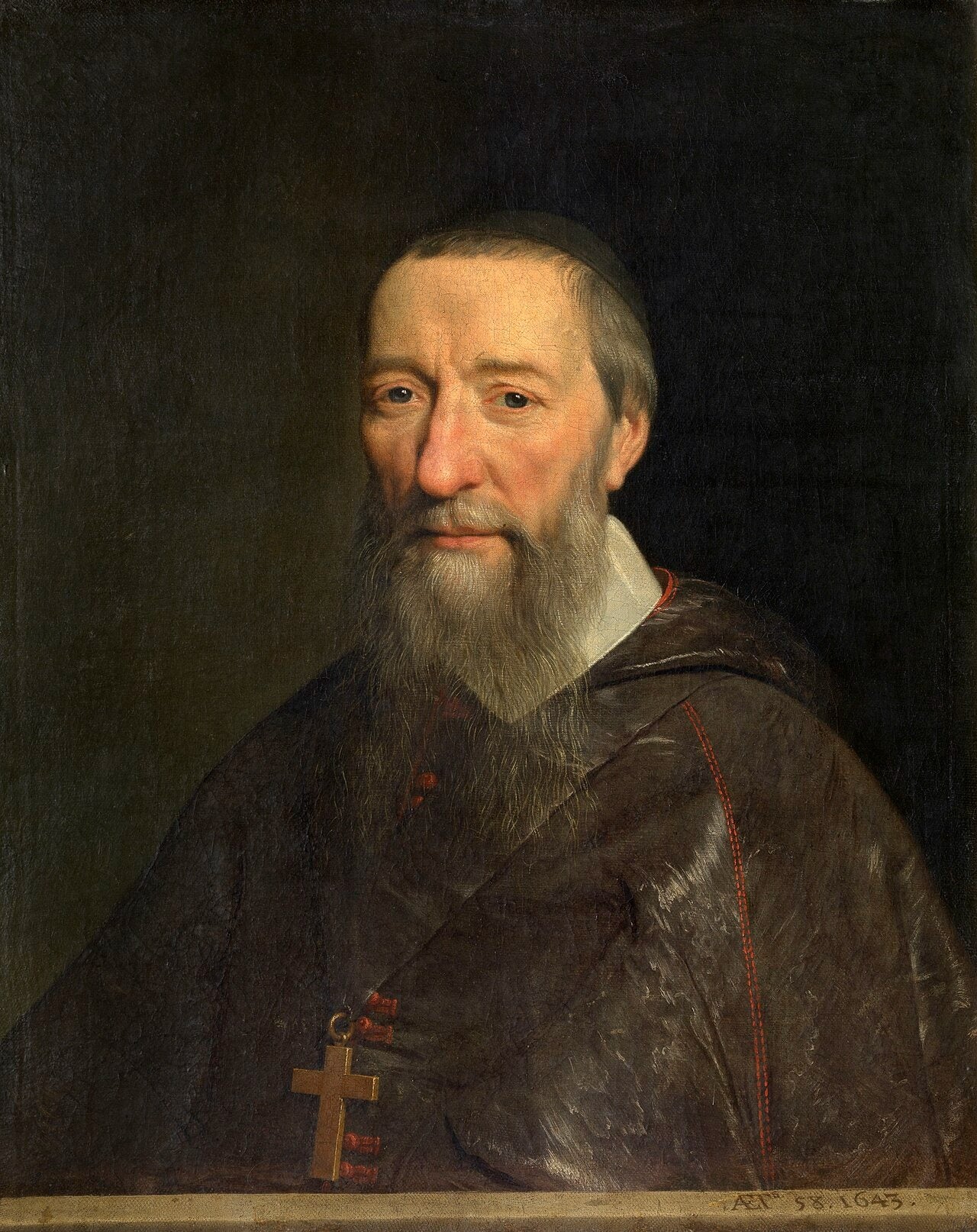 Portrait de l'évêque Jean-Pierre Camus - Philippe de Champaigne