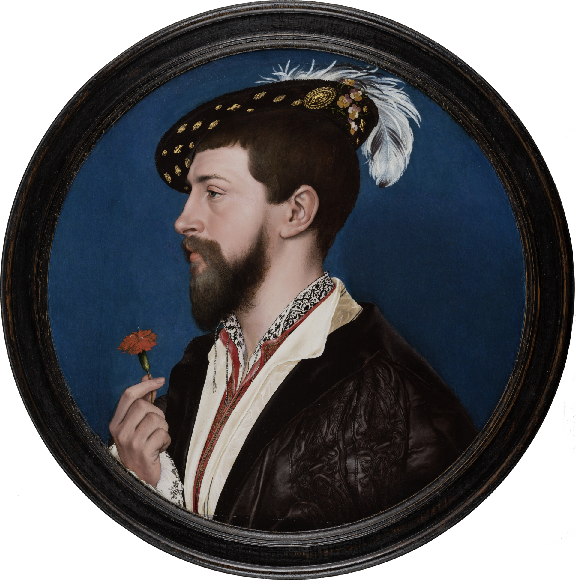 Portrait of Simon George of Cornwall - Hans Holbein le Jeune