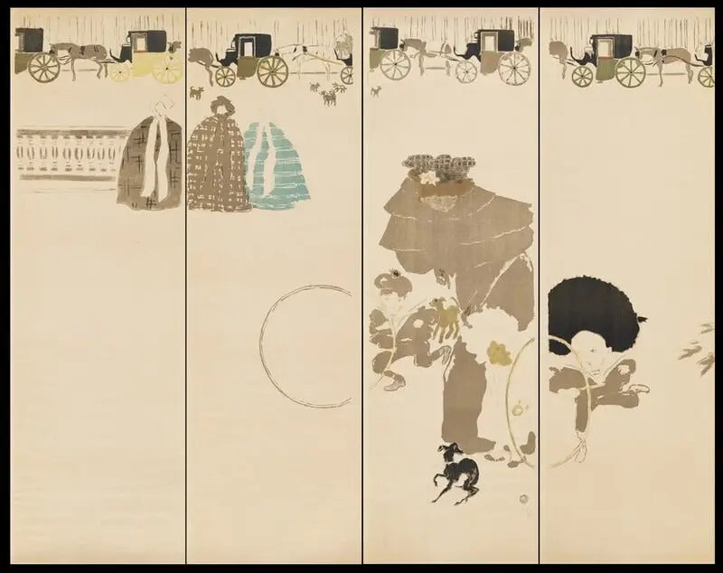 טיול של נונוס, רצועת כרכרות - פייר בונאר