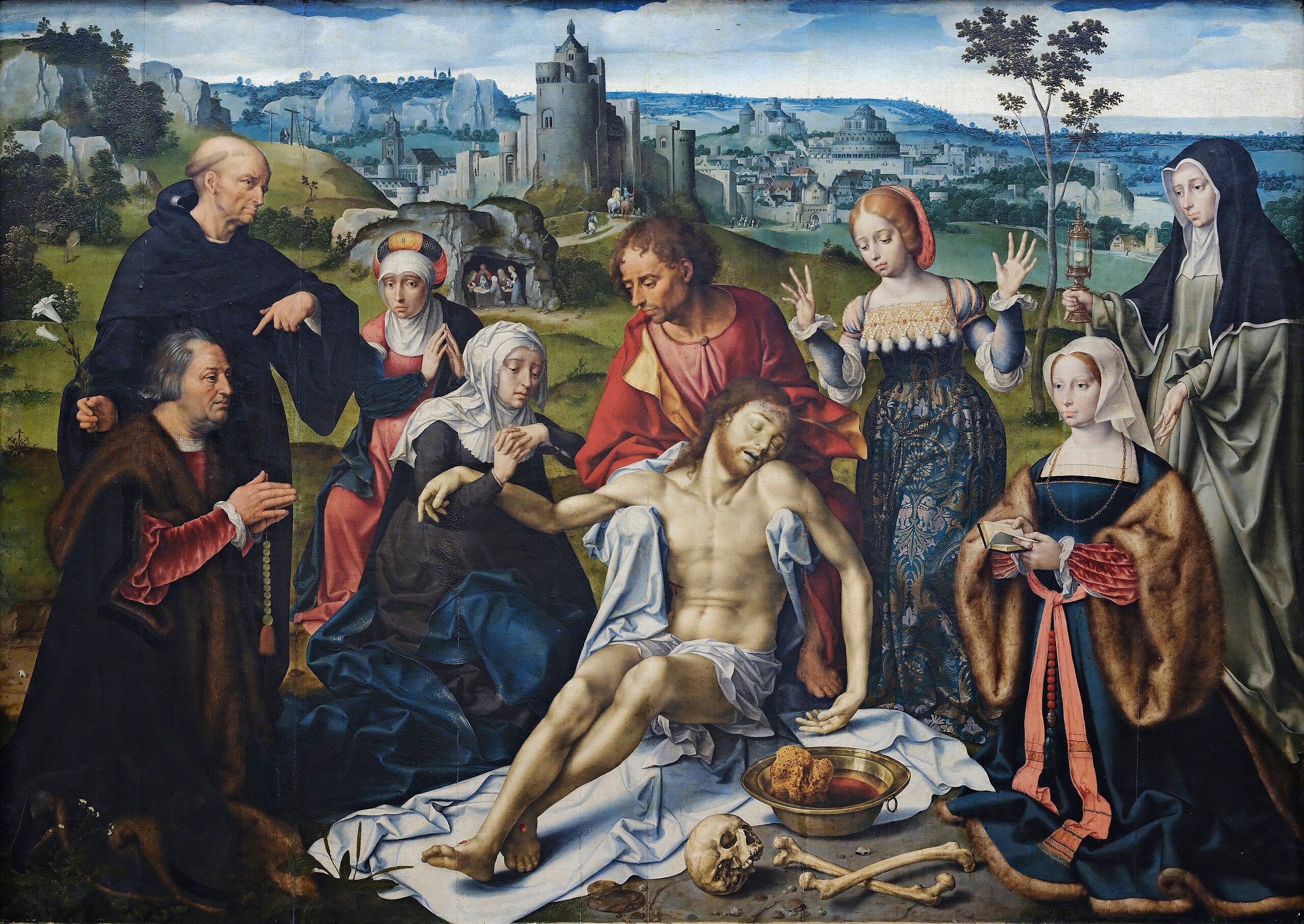 Retable de la Déploration du Christ : La Déploration - Joos van Cleve