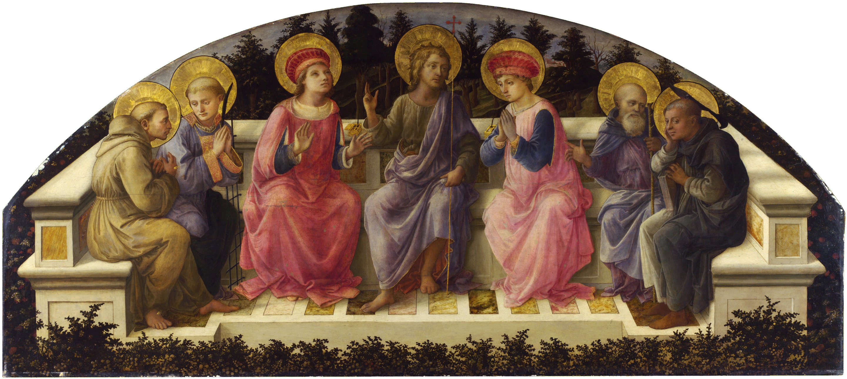 Seven Saints - Fra Filippo Lippi