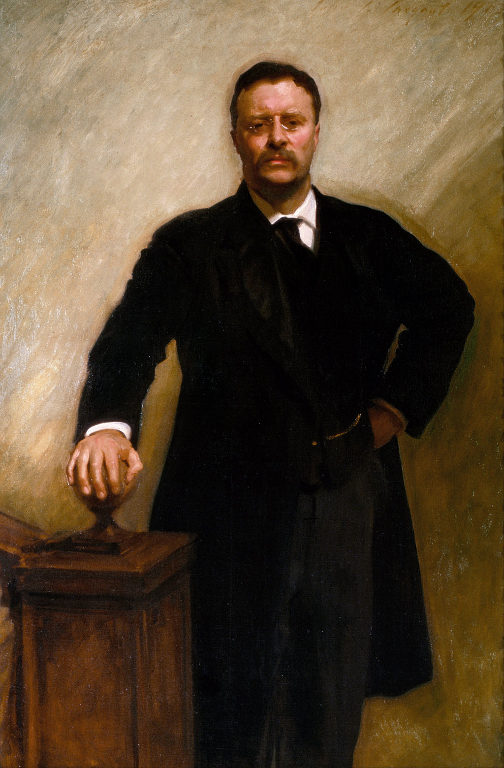 Reproduction du tableau « Théodore Roosevelt - John Singer Sargent » par Alpha Reproduction en peinture à l’huile