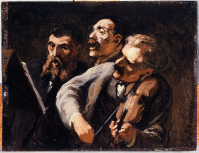 Trio d’amateurs - Honoré Daumier - Alpha Reproduction