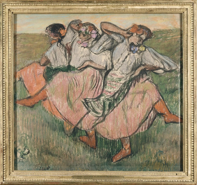 שלושה רקדנים רוסיים - אדגר דגה