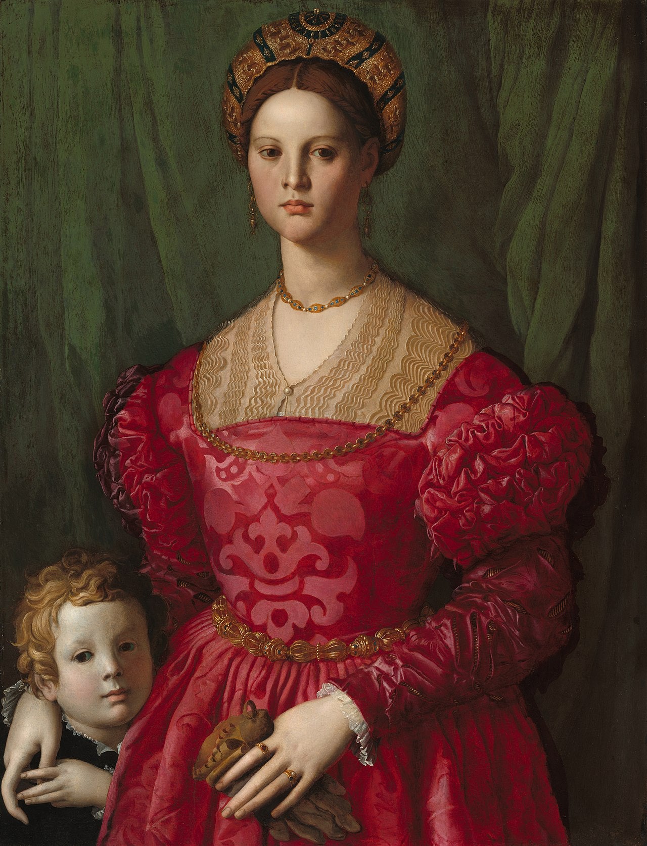 Une jeune femme et son petit garçon - Bronzino