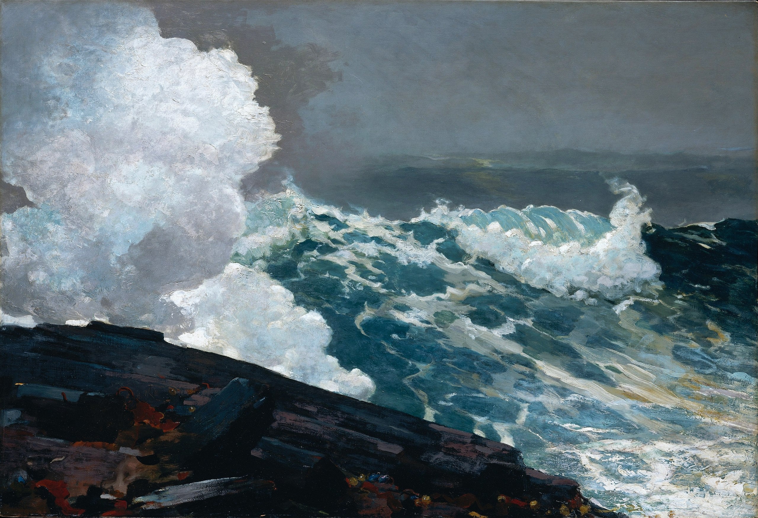 Vent de nord-est - Winslow Homer