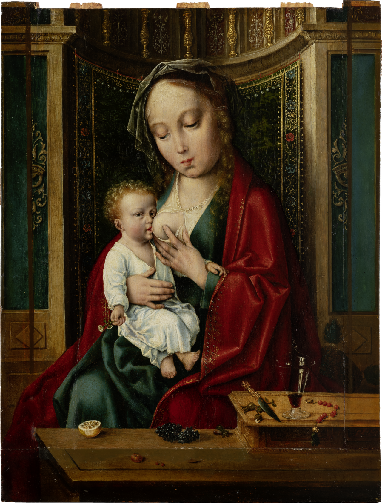 Vierge à l'Enfant dans une niche - Joos van Cleve