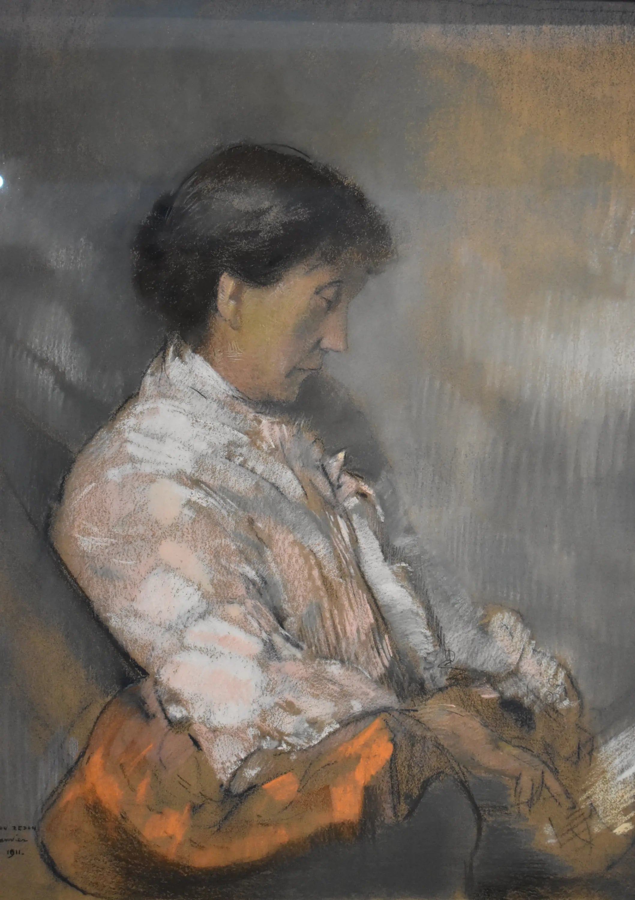 Portrait de Madame Redon - Odilon Redon - Alpha Reproduction