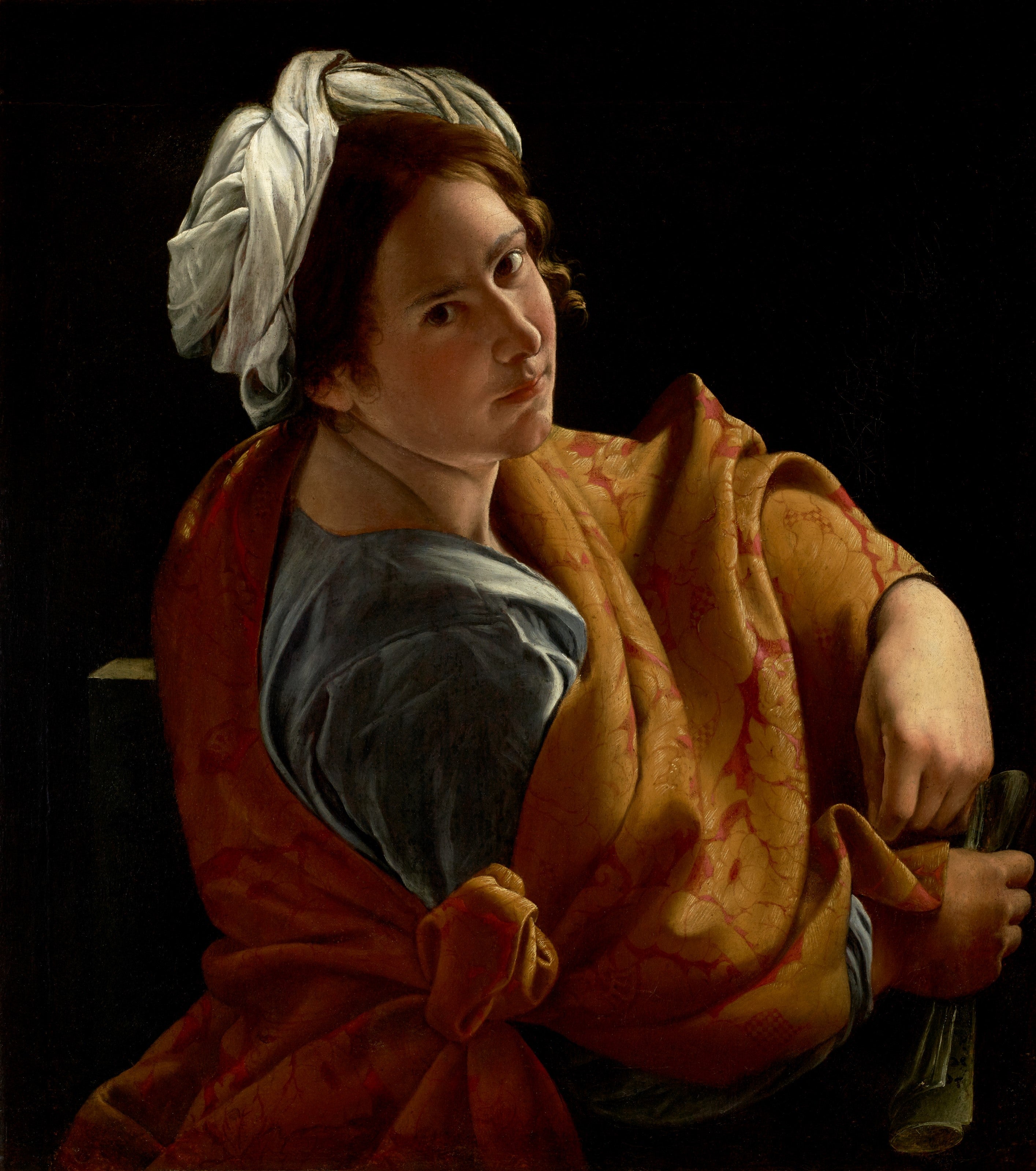 Portrait d'une jeune femme en sibylle - Orazio Gentileschi
