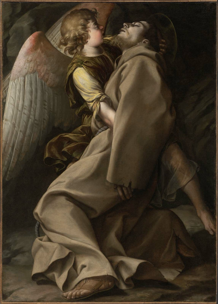 Saint François soutenu par un ange - Orazio Gentileschi