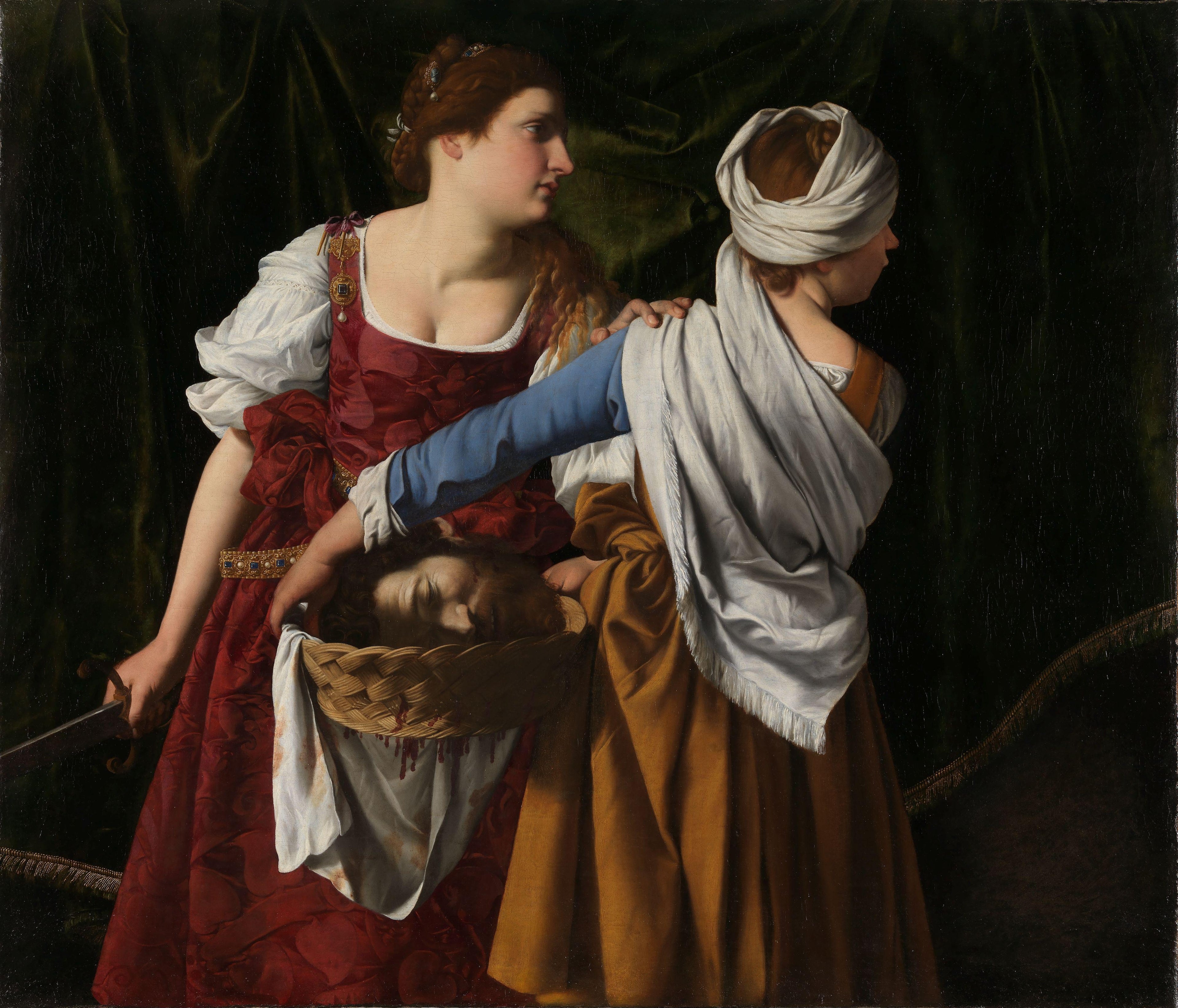 Judith et sa servante avec la tête d'Holopherne - Orazio Gentileschi