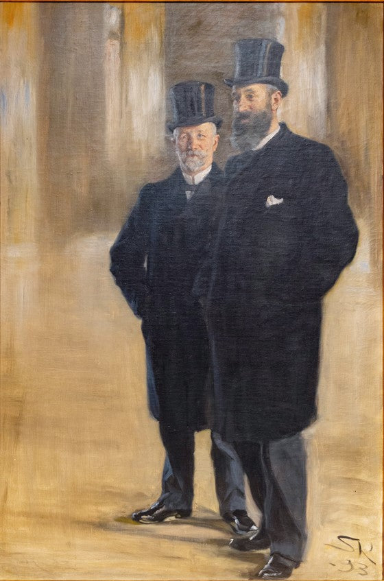 Les marchands Th. Wessel et Emil Vett - Peder Severin Krøyer