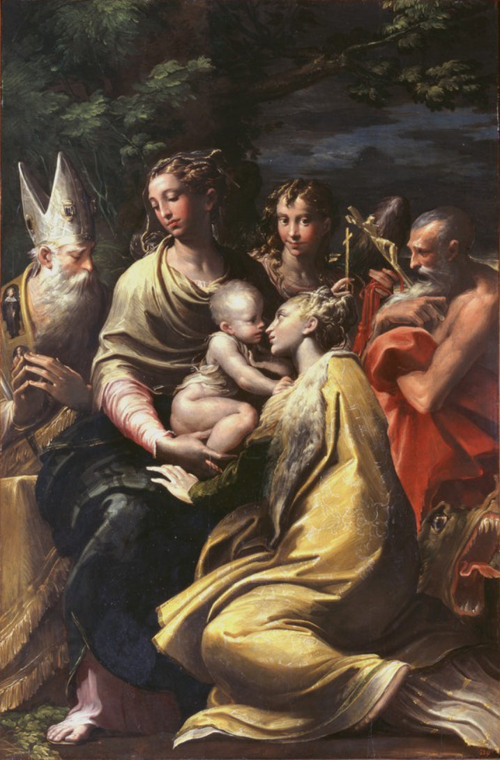 Vierge à l'Enfant et saints - Parmigianino