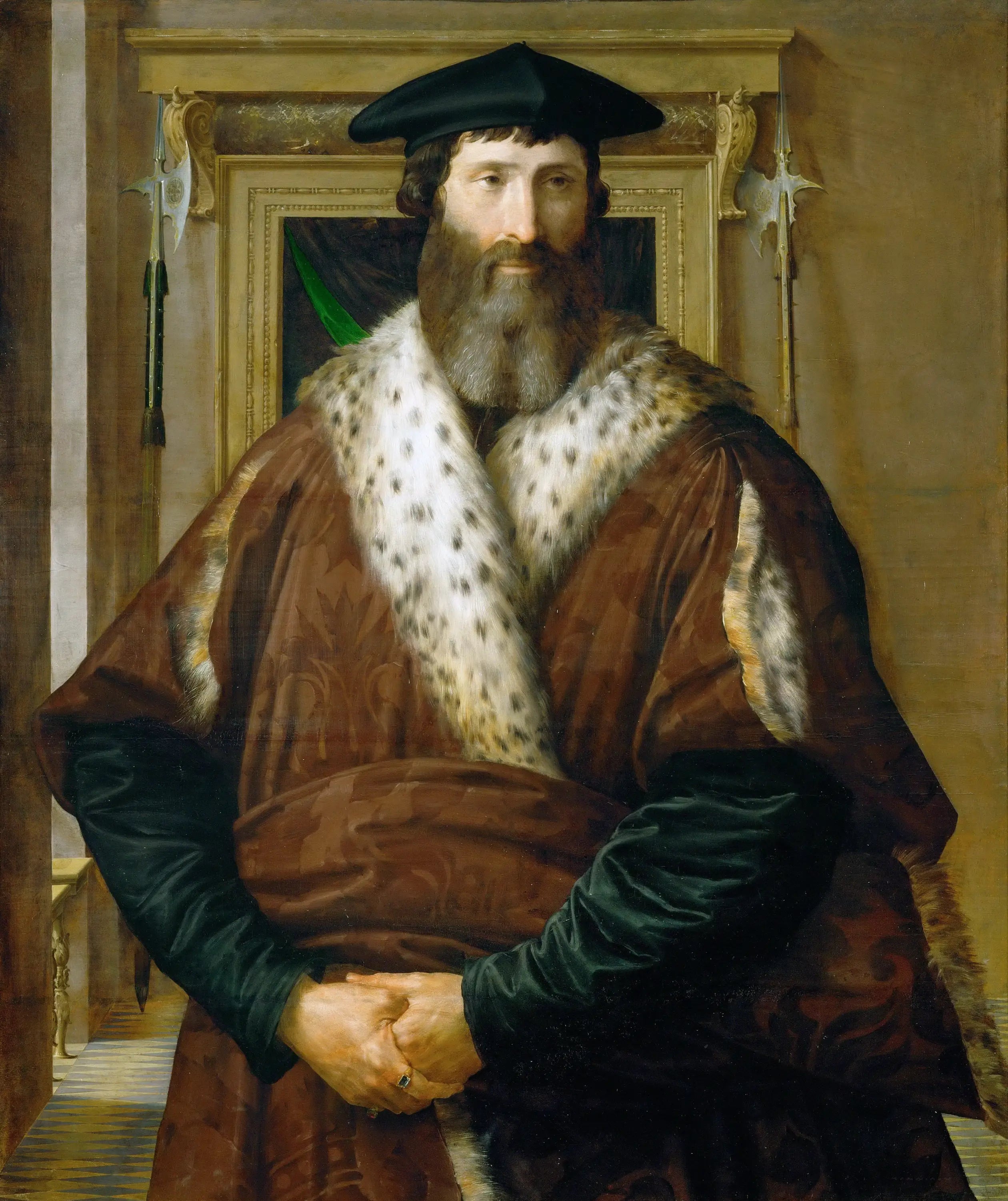 Portrait d’homme (Condottiere Malatesta Baglioni?) - Parmigianino - Alpha Reproduction