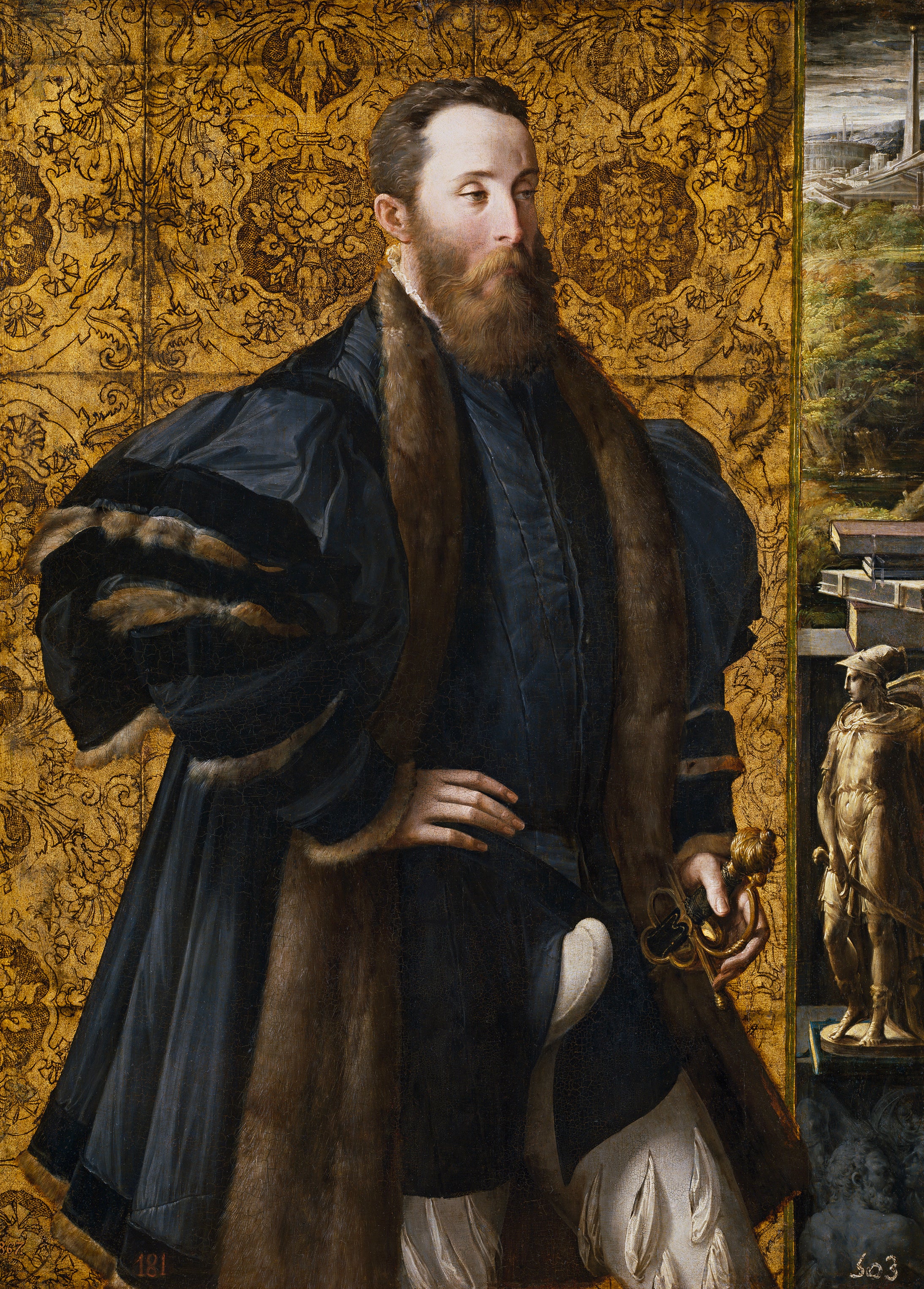 Portrait de Pier Maria Rossi de San Secondo - Parmigianino