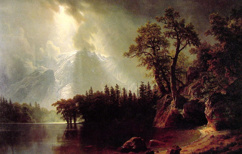 Tempête passagère sur la Sierra Nevada - Albert Bierstadt
