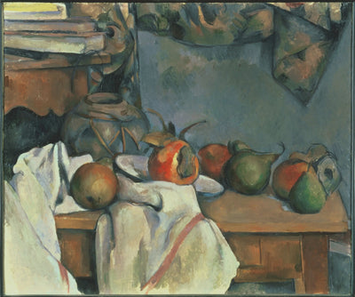 Reproduction du tableau « Pot de gingembre - Paul Cézanne » par Alpha Reproduction en peinture à l’huile