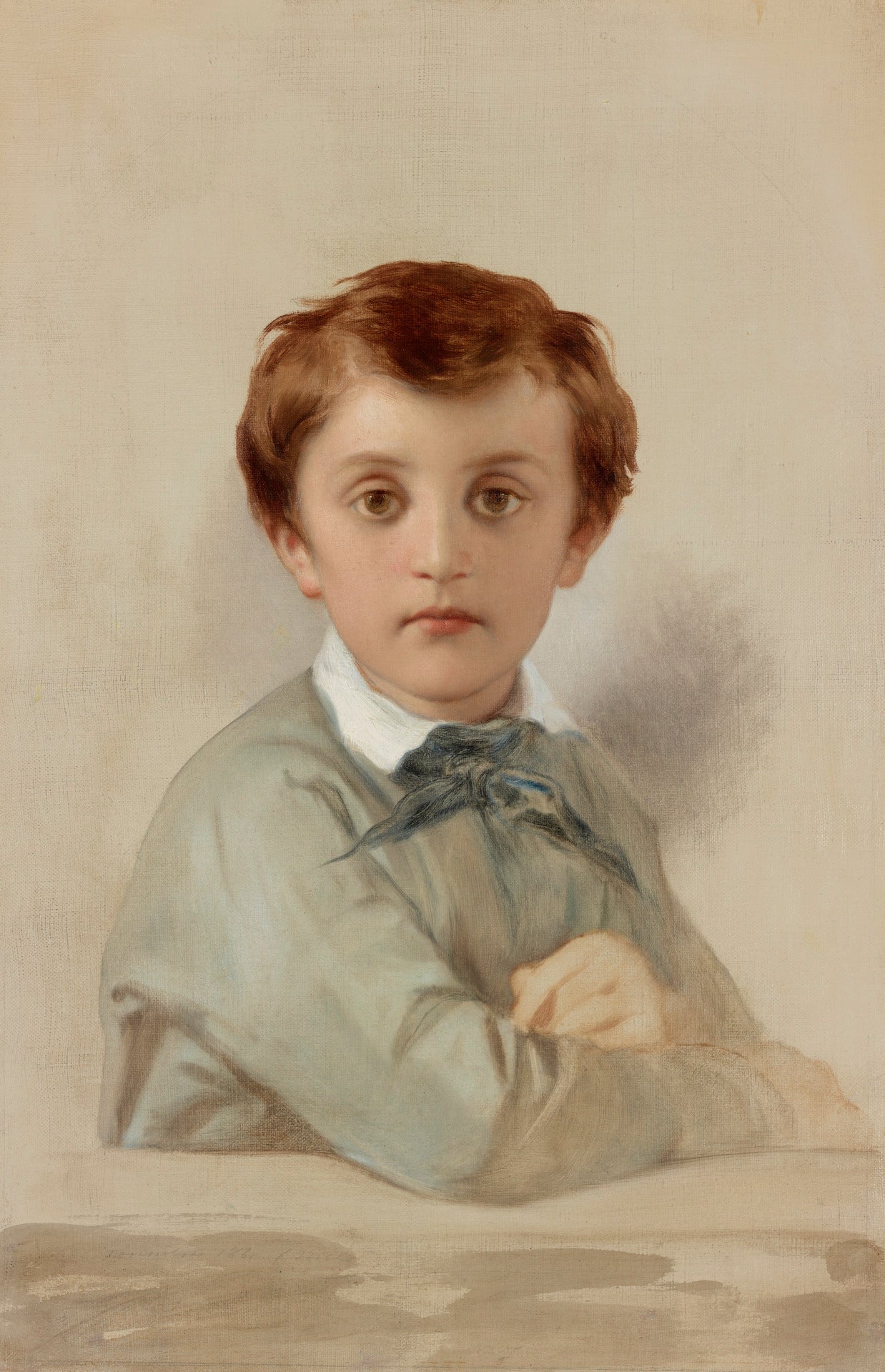 Portrait de Philippe-Grégoire Delaroche, fils cadet de l'artiste - Paul Delaroche
