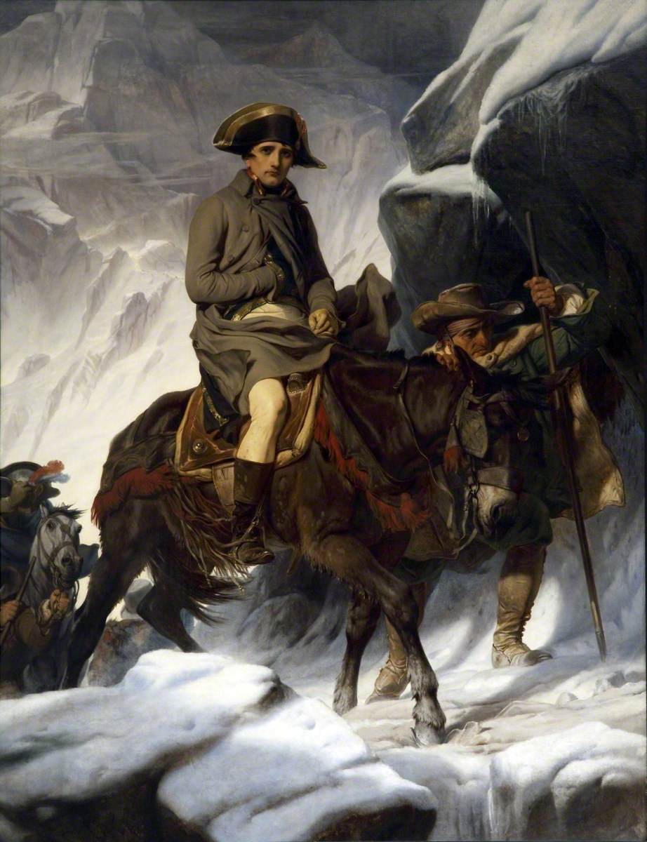 Napoléon traversant les Alpes - Paul Delaroche