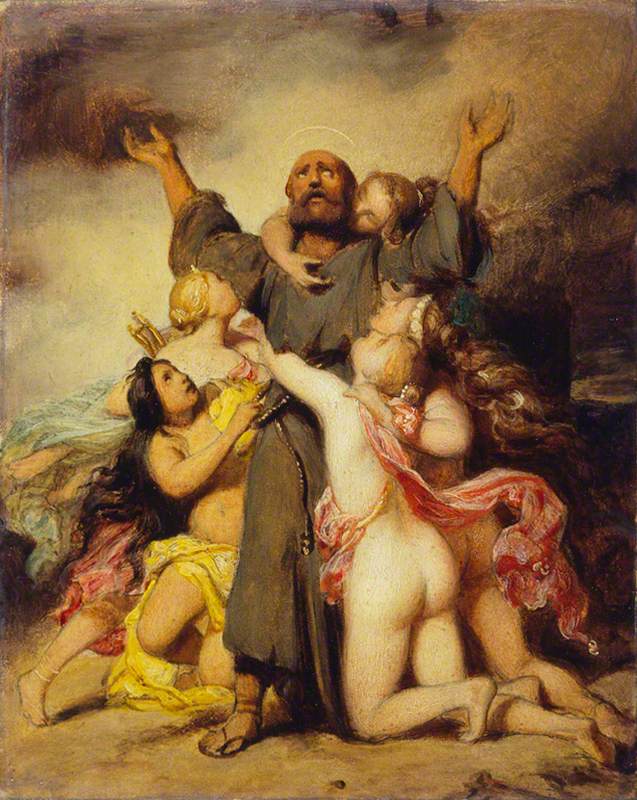La Tentation de Saint Antoine - Paul Delaroche
