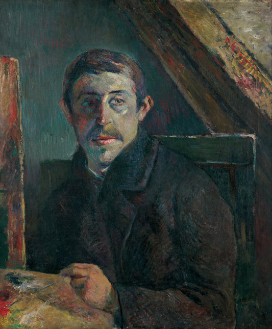 Reproduction du tableau « Gauguin devant son chevalet - Paul Gauguin » par Alpha Reproduction en peinture à l’huile