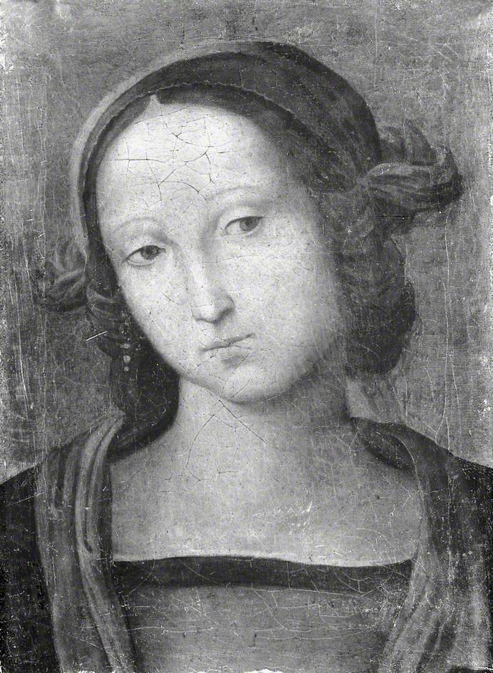 La tête de la Vierge - Pietro Perugino
