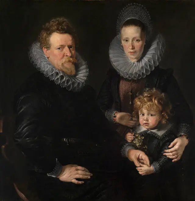 Portrait d’un couple marié avec un enfant - Peter Paul Rubens - Alpha Reproduction