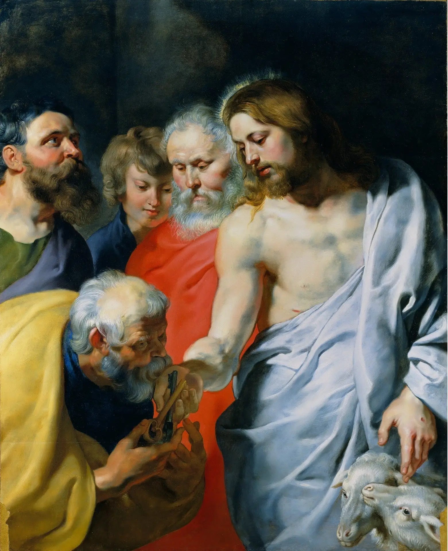 La charge du Christ à Pierre - Peter Paul Rubens - Alpha Reproduction