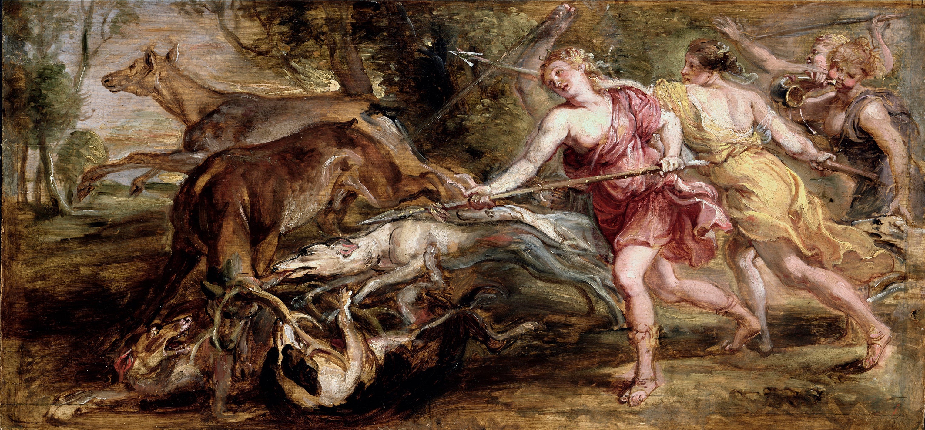 Diane et les Nymphes chassant - Peter Paul Rubens