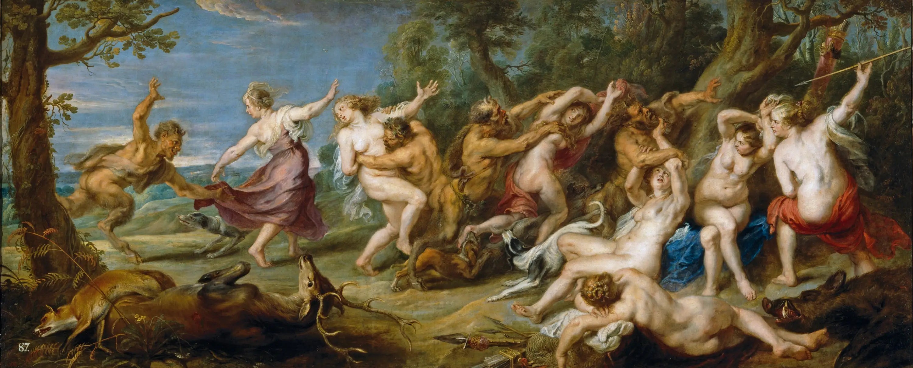 Diane et ses nymphes surprises par les satyres - Peter Paul Rubens - Alpha Reproduction