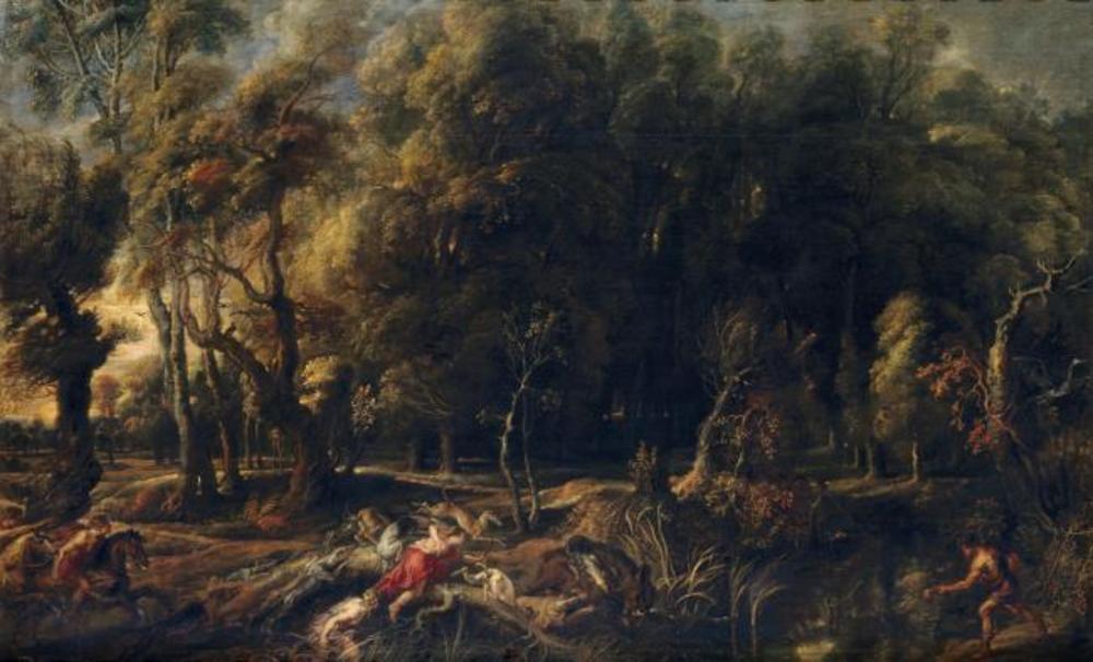 Atalante et Méléagre chassant le sanglier de Calydon - Peter Paul Rubens