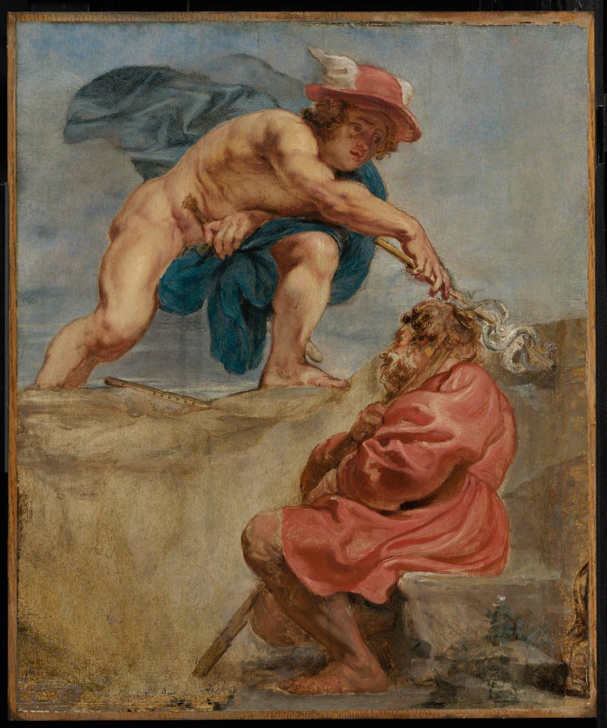 Mercure et un berger endormi - Peter Paul Rubens