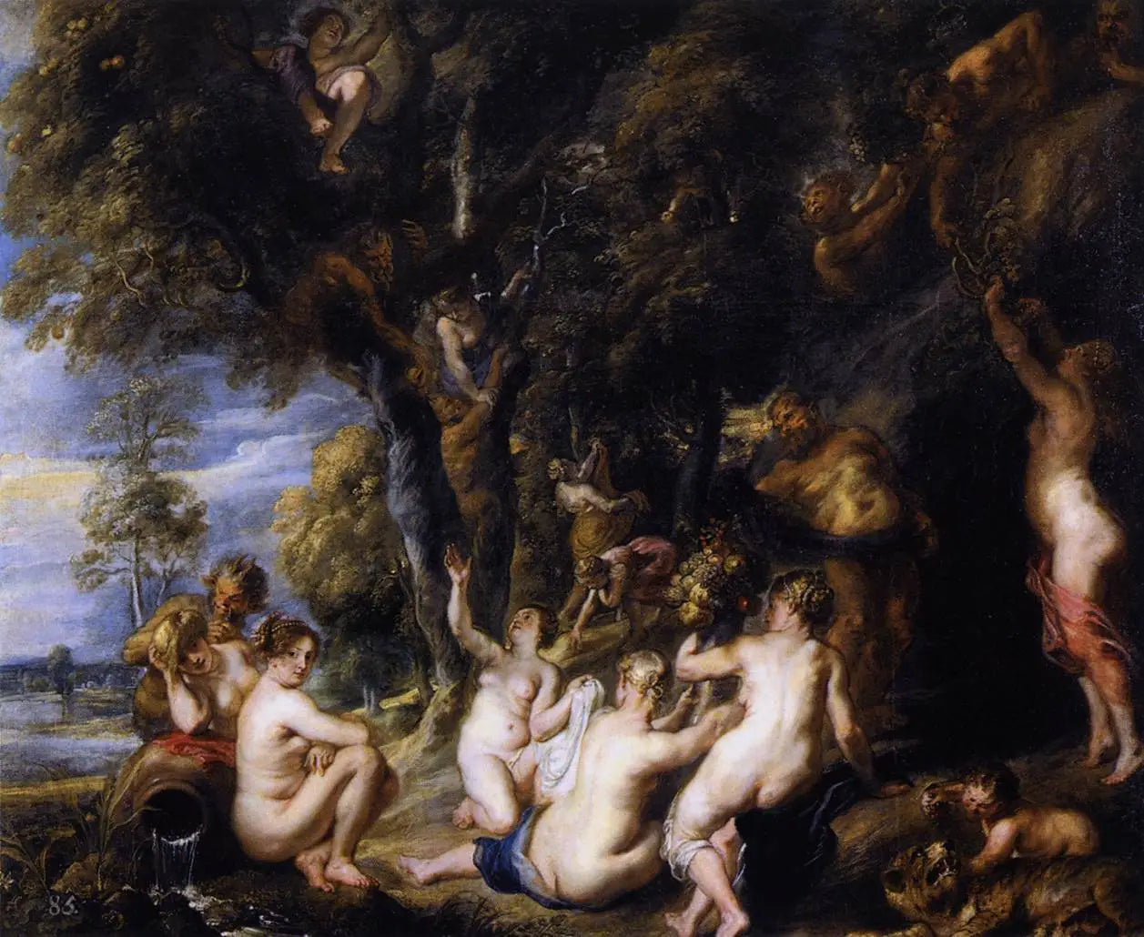 Nymphes et Satyres - Peter Paul Rubens - Alpha Reproduction