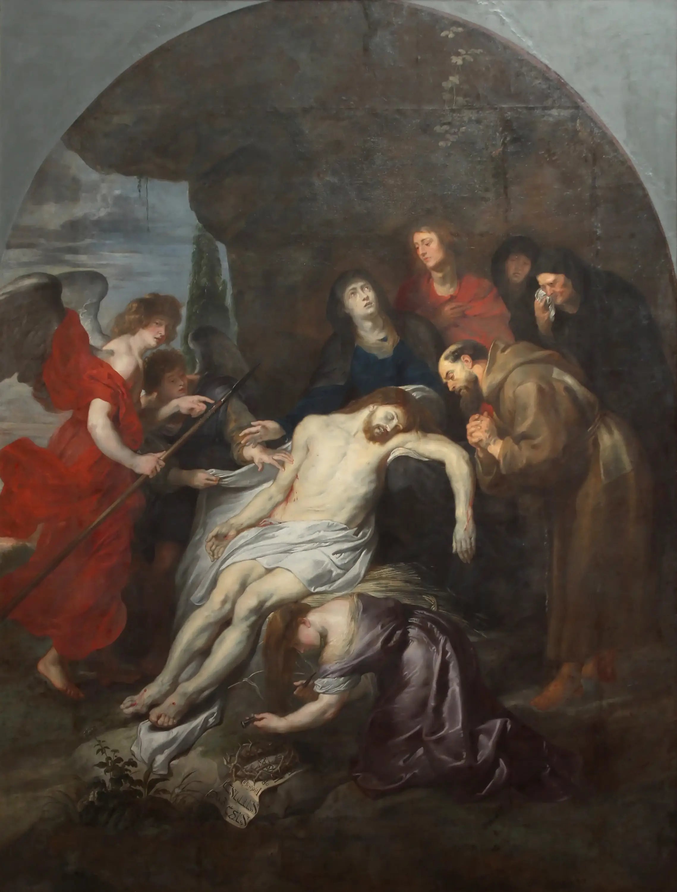 Pièta avec Saint-François - Peter Paul Rubens - Alpha Reproduction