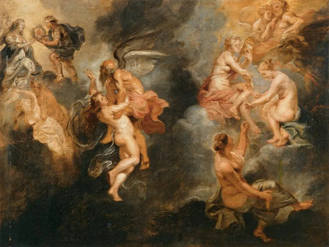 Les trois Parcs filant la destinée de Marie de Médicis - Peter Paul Rubens - Alpha Reproduction