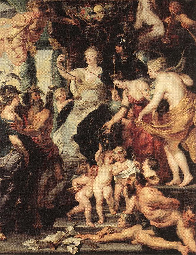 La Félicité de la régence - Peter Paul Rubens
