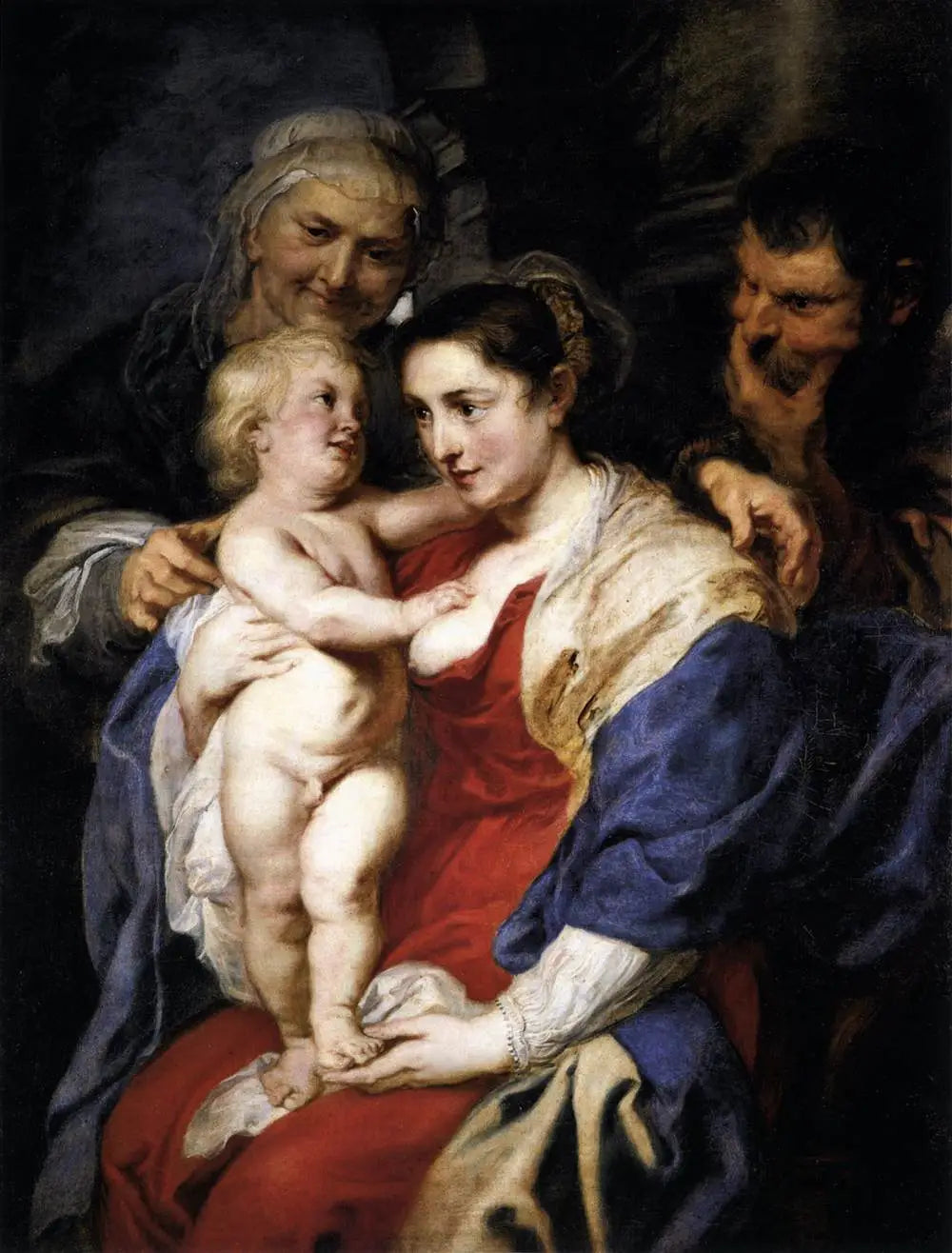 La Sainte Famille avec Sainte Anne - Peter Paul Rubens - Alpha Reproduction