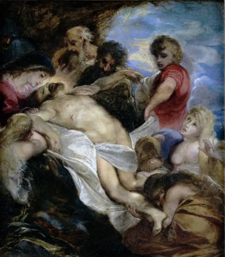 La lamentation sur le corps du Christ mort - Peter Paul Rubens - Alpha Reproduction