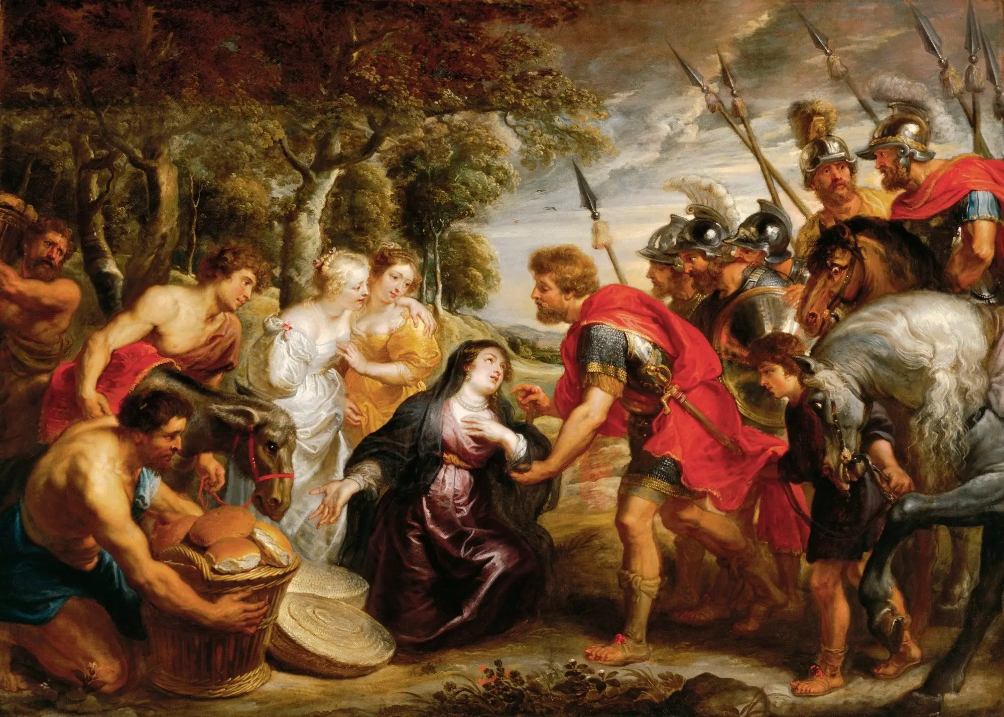 La rencontre de David et Abigaïl - Peter Paul Rubens - Alpha Reproduction