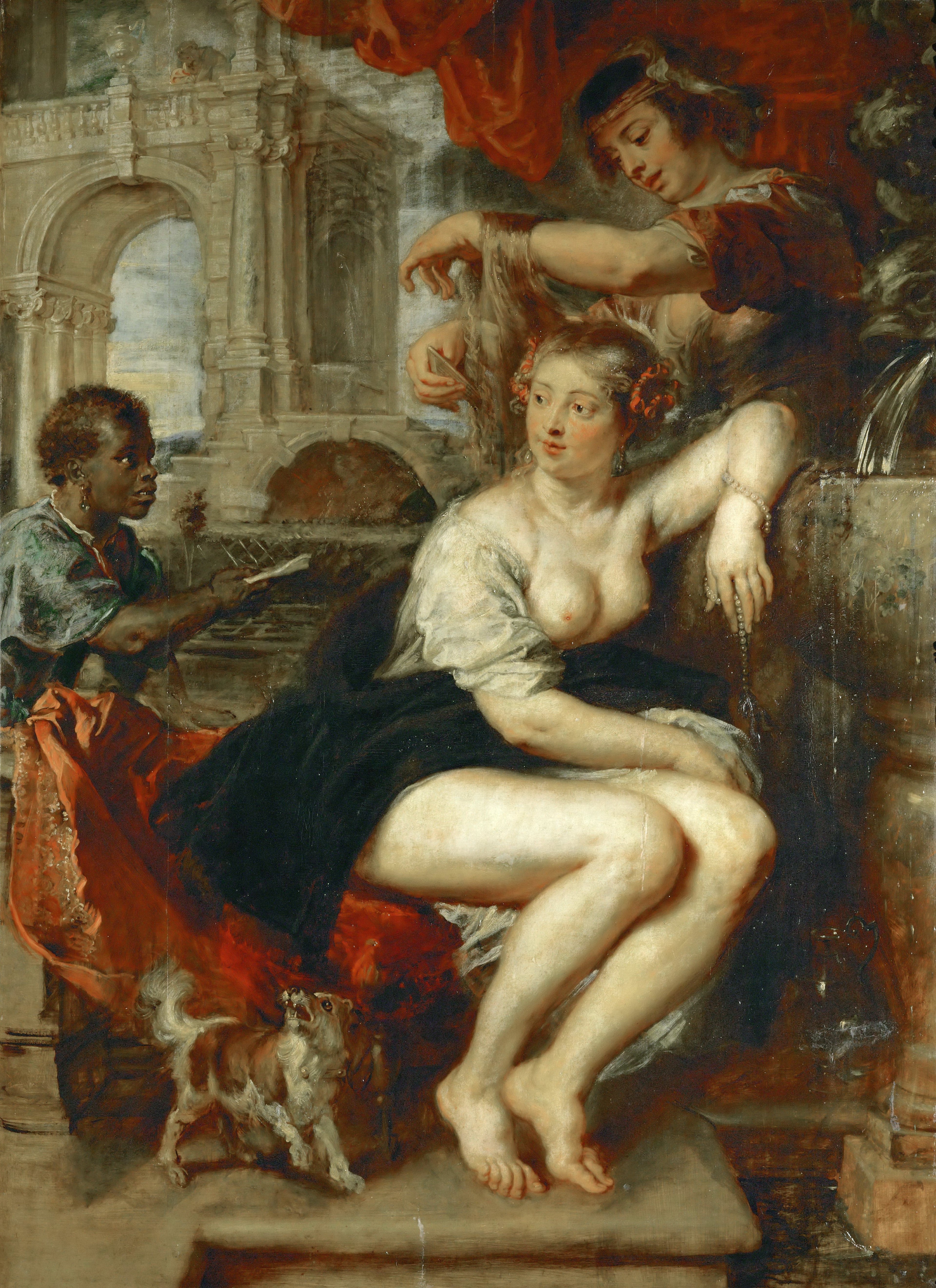 Bethsabée à la fontaine - Peter Paul Rubens
