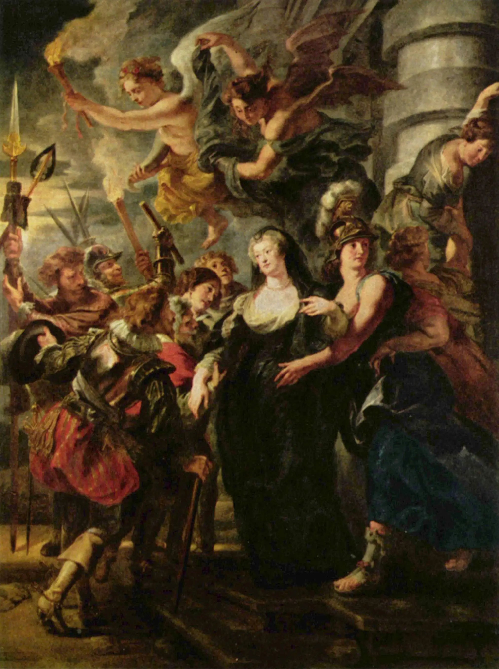 La Reine s’enfuit du château de Blois dans la nuit du 21 au 22 février 1619 - Peter Paul Rubens - Alpha Reproduction