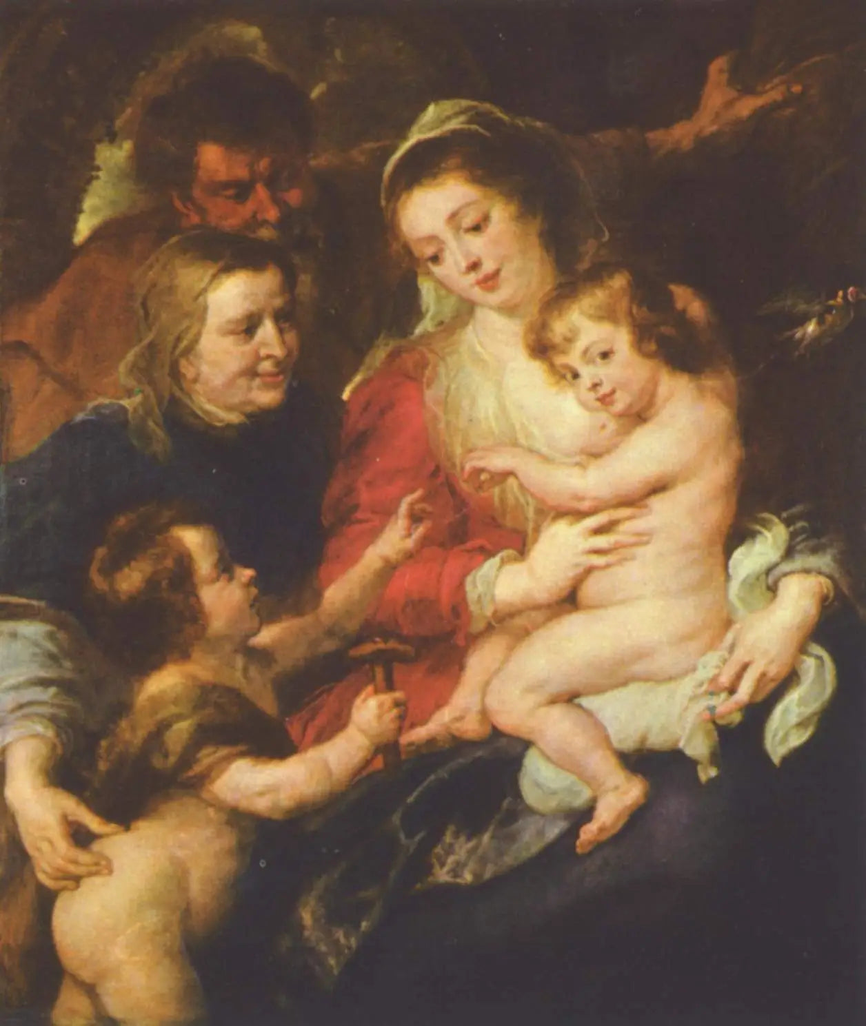 La Sainte Famille avec Élisabeth et Jean - Peter Paul Rubens - Alpha Reproduction