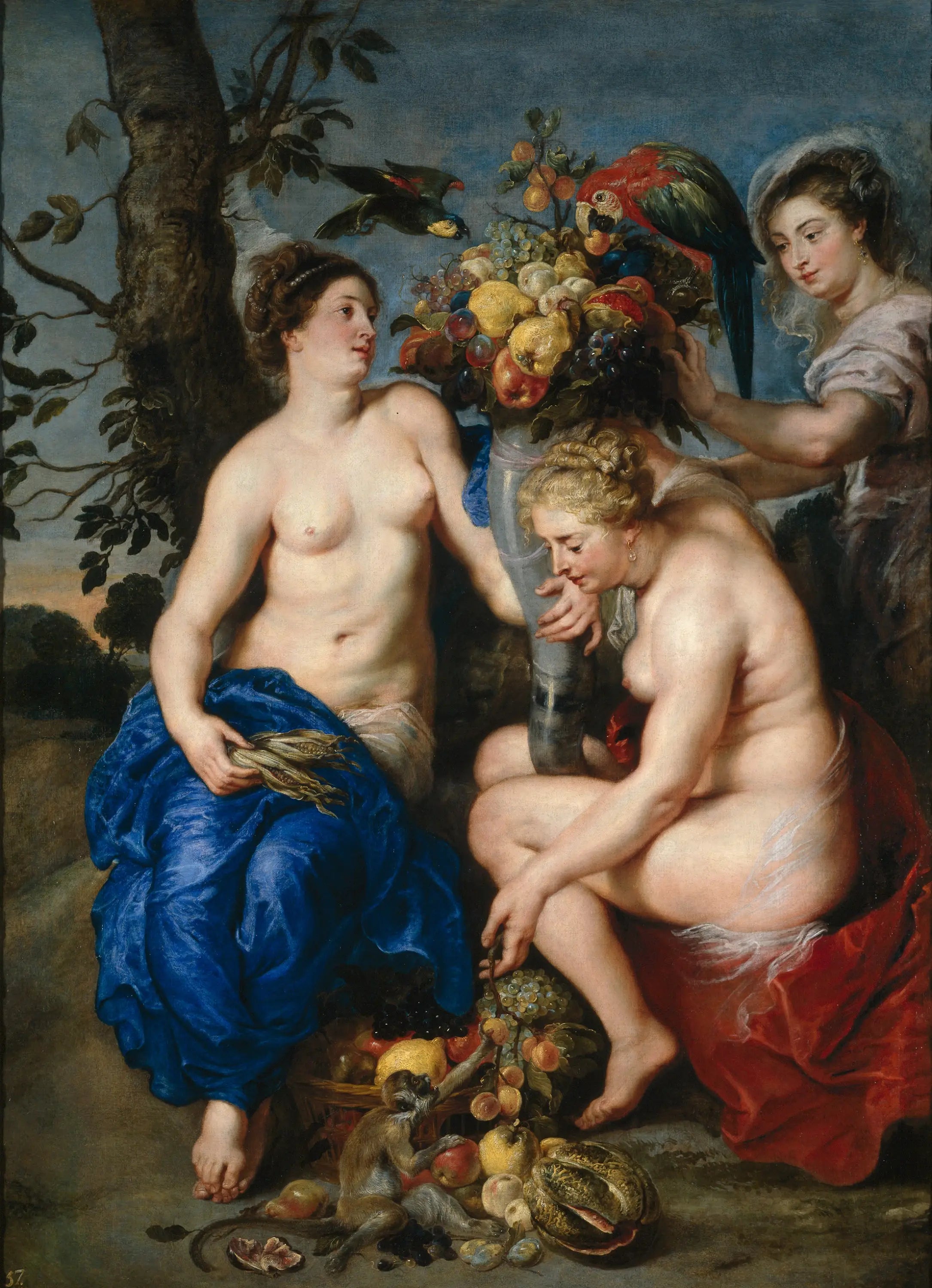 Cérès et deux nymphes - Peter Paul Rubens - Alpha Reproduction