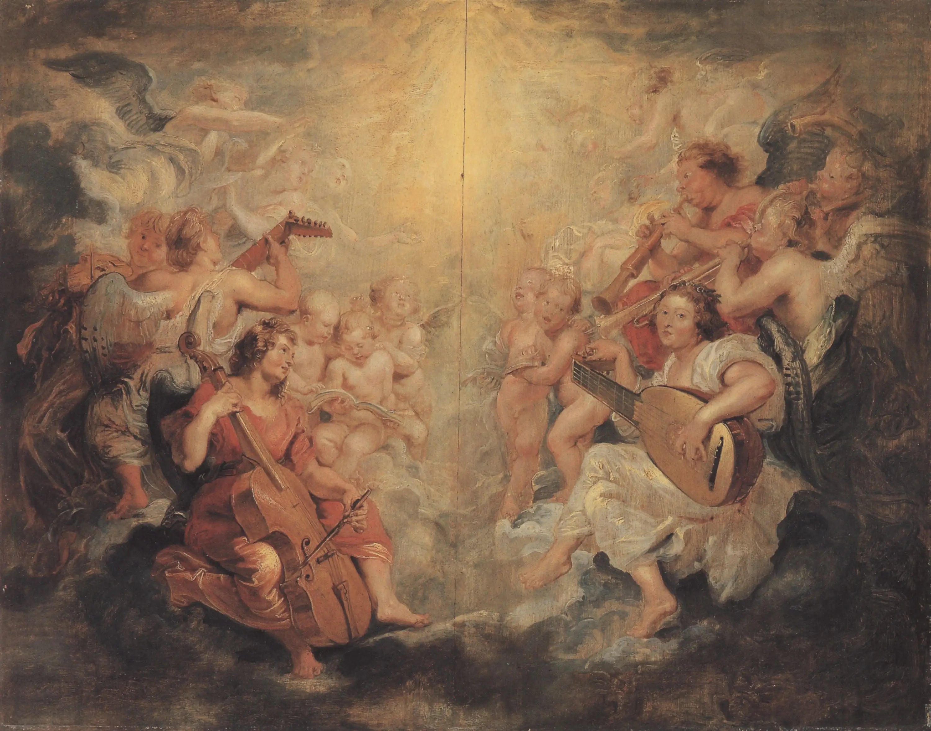 Les anges de la musique - Peter Paul Rubens - Alpha Reproduction