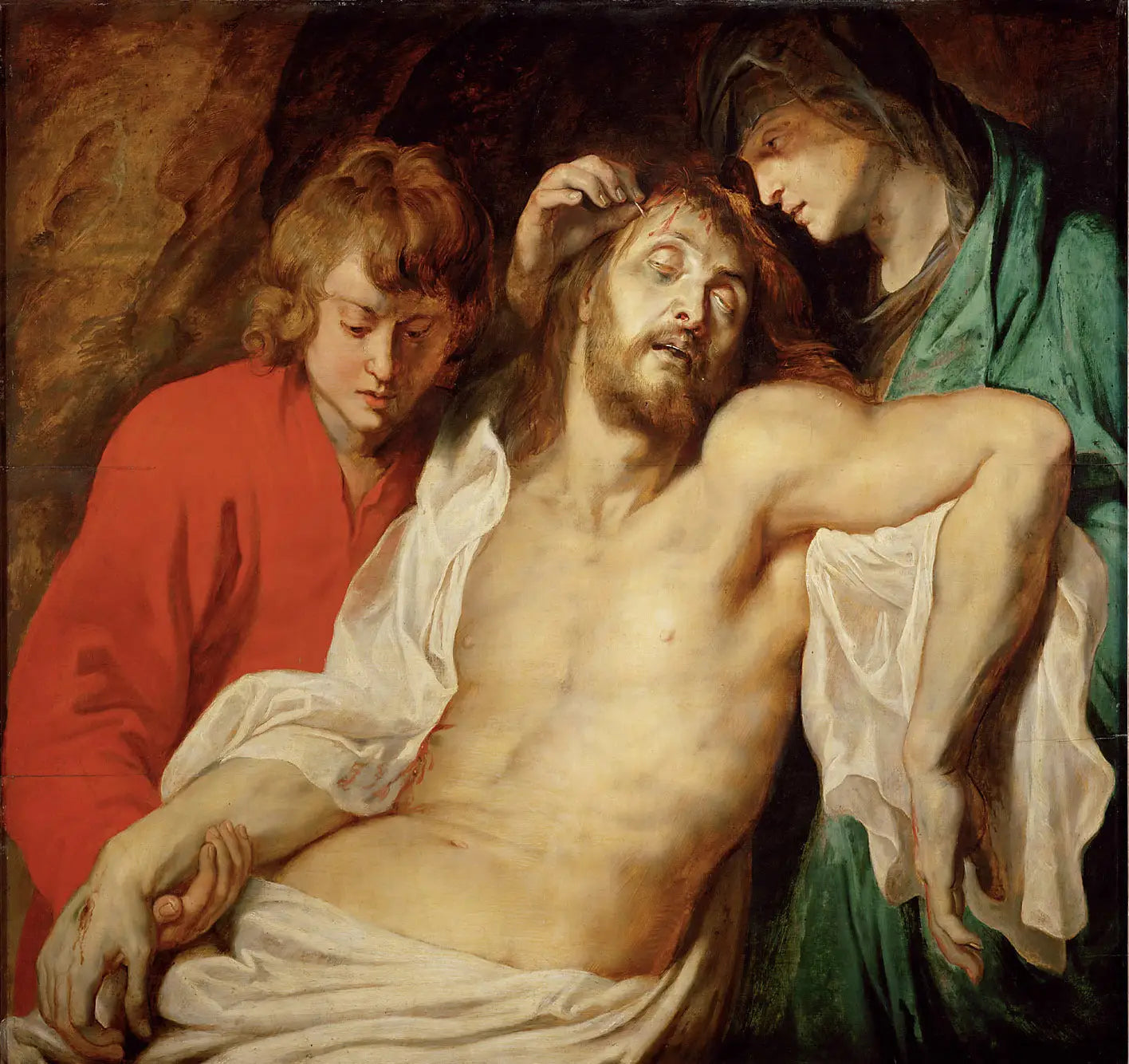 Lamentation du Christ par Marie et Jean - Peter Paul Rubens - Alpha Reproduction