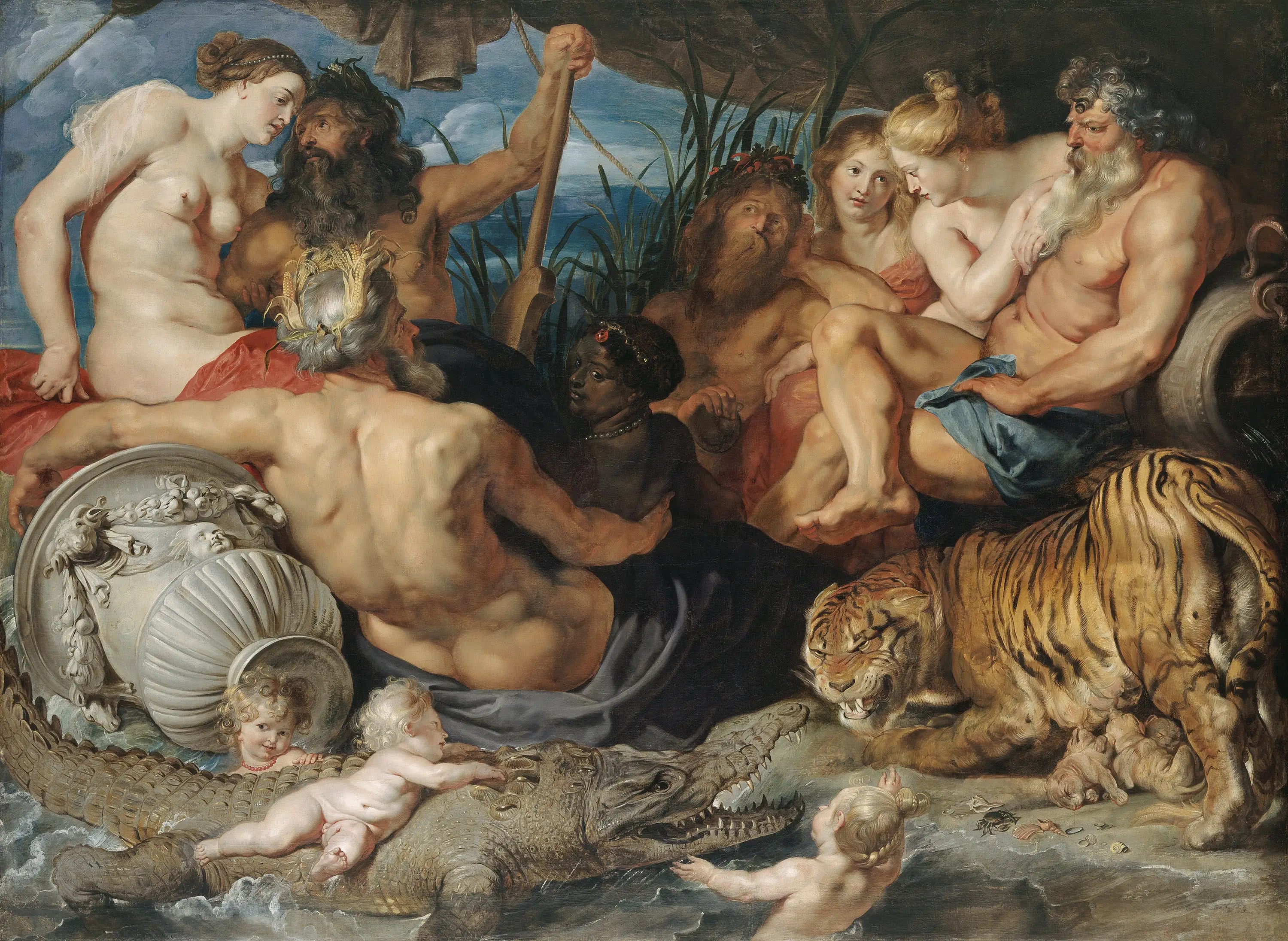 Les Quatre Fleuves du Paradis - Peter Paul Rubens - Alpha Reproduction
