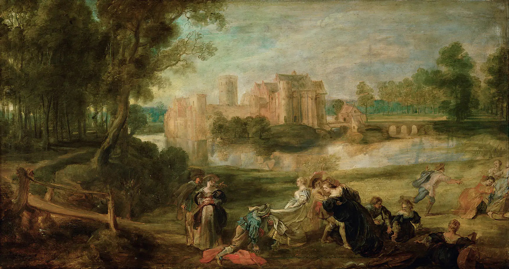 Paysage de parc avec une joyeuse compagnie - Peter Paul Rubens - Alpha Reproduction