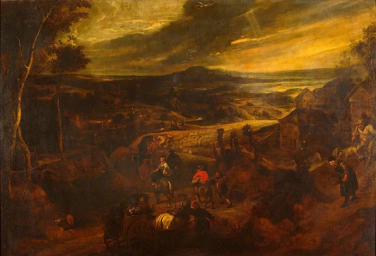Paysage avec des paysans - Peter Paul Rubens - Alpha Reproduction