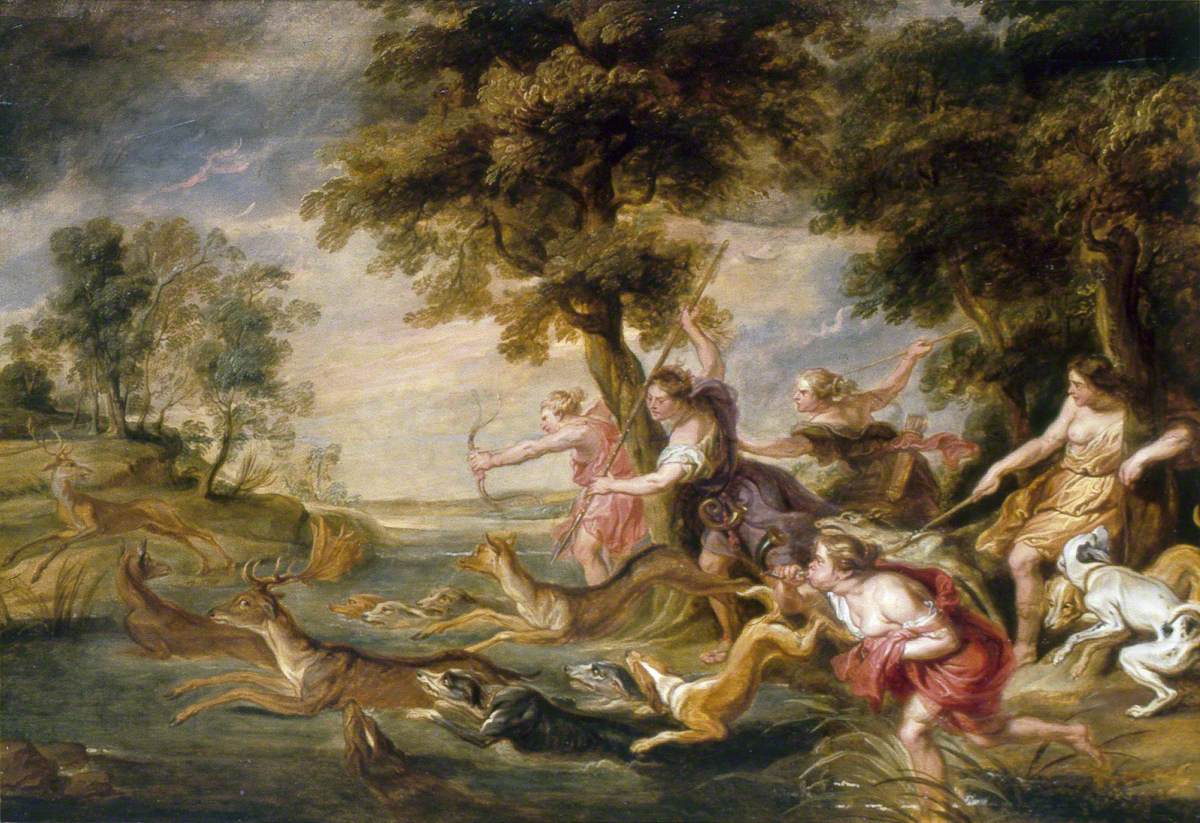 Diane et ses nymphes à la chasse - Peter Paul Rubens